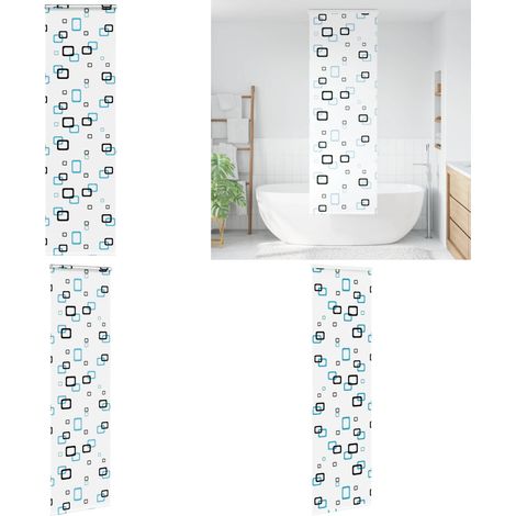 vidaXL Store enrouleur de douche avec cassette largeur du tissu 76 cm (1/5)