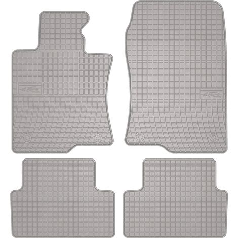Alfombrillas de goma para coche: Honda Accord VIII sedán, familiar, familiar (2008-2015) - color gris a juego. (1/5)