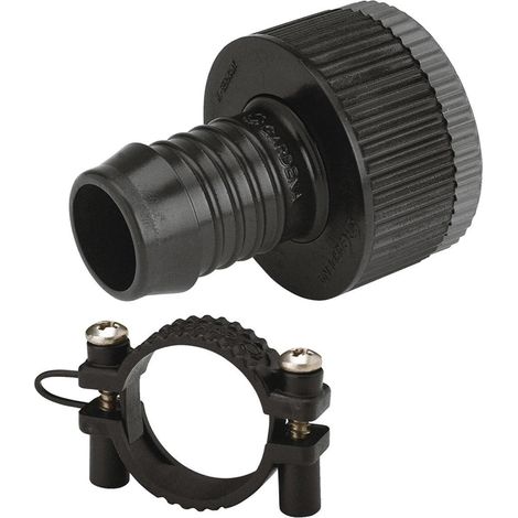 Gardena Adattatore per sistema pop-up: Raccordo per rubinetto accessorio per sistema di tubazioni, per collegare tubi a pressione continua (1513-20) (1/5)