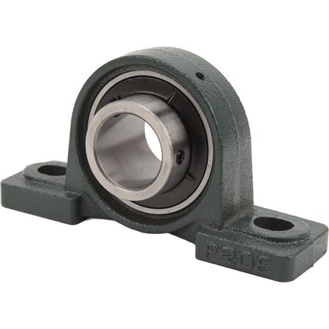 Palier à semelle rigide, boîtier vert foncé, alésage de 1-1/2 pouce, pour machines agricoles (1/5)