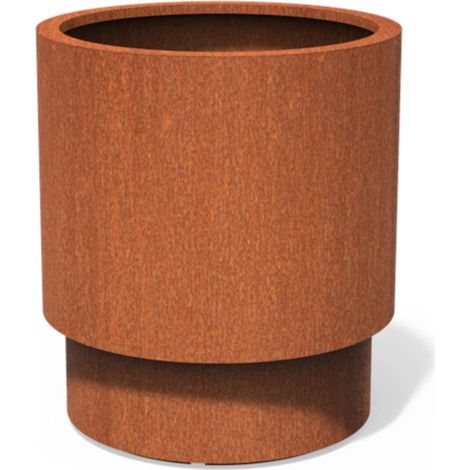 Dipott Pflanzgefäß Extend rund aus Corten-Stahl Pflanzkübel Ø 80 cm
