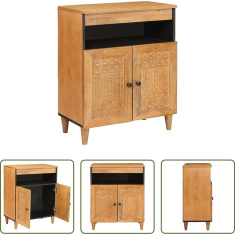 Rangement salon - Buffet Marron clair 33,5 x 60 x 75 cm (1/5)
