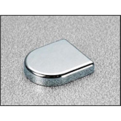 tapa embellecedor ovalado 36x30 cromo p2cba06  para bisagra cristal 30.245 (1/2)