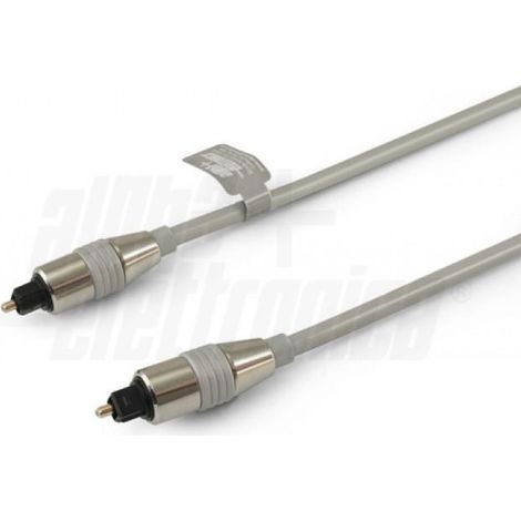 Cavo audio ottico toslink 1 m alpha elettronica - 91-015/01b