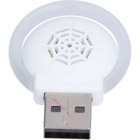 Dissuadeur Ultrasonique Portable Anti-Moustiques et Insectes avec Lampe de Nuit Variable Fréquence Blanc - (1/5)