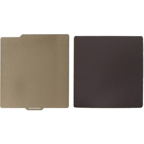 Plateau d'impression 3D PEI acier à ressort double face 257x257mm pour Bambu X1/P1P avec base magnétique (1/4)