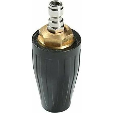LAN 360 ° rotatif turbine buse de nettoyage pistolet accessoires raccord rapide Nettoyeur haute pression buse de lavage de voiture (noir - 3000)