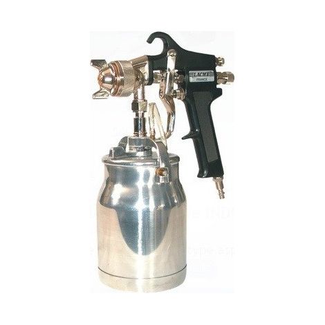 Lacme – Pistolet pneumatique de peinture 1L – Buse 1,8 mm – Pression 2-5 bar – Consommation 250 L/min – Ergonomique et léger