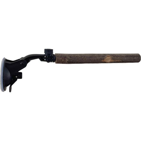 Perchoir D'Oiseau Portable Support Perroquet Réglable Interactif  Perchoir Jouet Pour Oiseau Fenêtre Et Douche Pour Ara Perruche Inséparable Bain Intérieur (1/5)