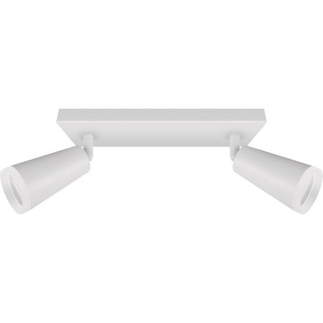 Applique da parete bianca IP20 orientabile sana GU10 2x35W Ideus 04143 (1/2)