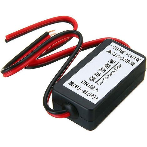 12V DC Leistungsrelais Kondensator Filter Gleichrichter für Auto-Rückfahrkamera (1/5)