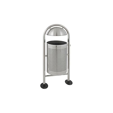 Colector de residuos con tejadillo  capacidad 27 l  H x Ø 1150