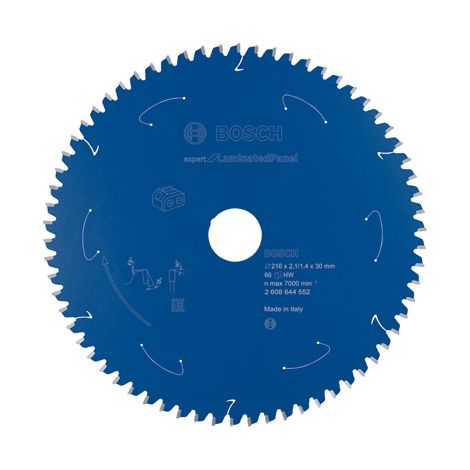 Bosch Kreissägeblatt Expert for Laminated Panel 216x30x2.1/1.4x66T