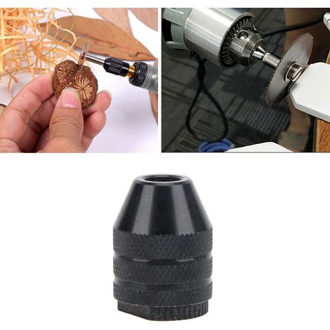 Accessoires pour meuleuses électriques, mandrin universel pour meuleuses électriques, mini mandrin universel à trois mors, queue courte M70,75 (1/5)