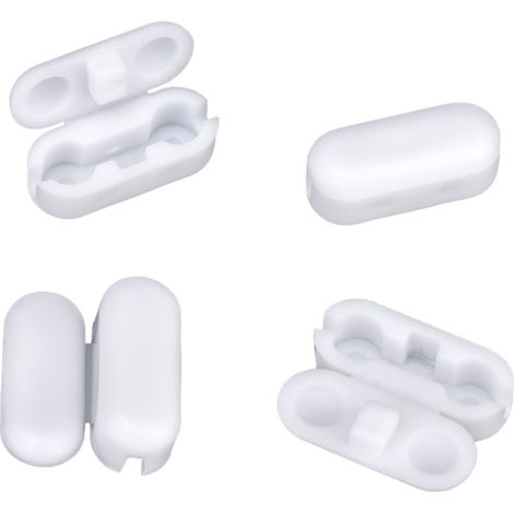 Pack of 30 replacement cord connector clips for vertical blinds, roller blinds and roman blinds (1/5)