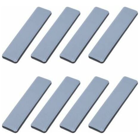 XVX – Patins glisseurs pour meubles lourds – 8 pièces 25mm x 100mm – Résine écologique – Anti-vibration pour parquet et carrelage - 25mm100mm (1/4)