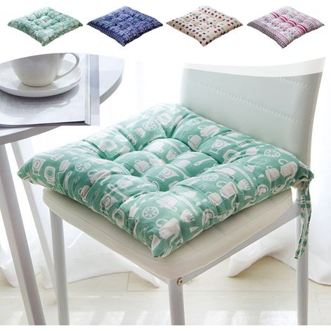 Tapis De Chaise - Tapis De Sol En Polyester Épais Avec Mousse Mémoire - Pour Cuisine Salle À Manger Balcon Extérieur - 40 X 40 Cm - 1 Pièce (1/5)