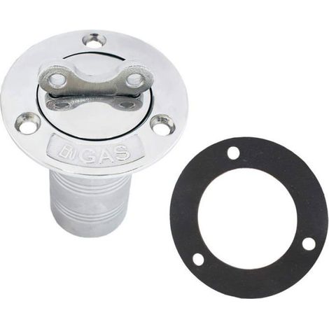 Bouchon De Remplissage Pont Gaz - 38 mm - Acier Inoxydable 316 Marin - Pour Bateaux - 1 Pièce (1/5)