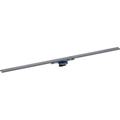 Geberit CleanLine - Canalina doccia 30-90 cm, cromo nero spazzolato 154.446.QC.2