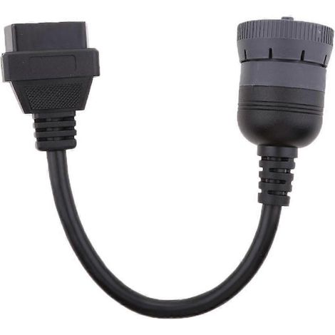 Câble adaptateur de lecteur de codes d'erreur OBD2 pour camion (9 broches vers 16 broches) (1/5)