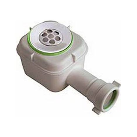 POZZETTO SIFOIDE IN PVC BIANCO SPLASH PER DOCCIA Misura: 1"1/2 x Diam. 80