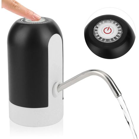 Distributeur d'eau en bouteille universel rechargeable par USB, pompe à eau électrique pour la maison et le camping (1/5)