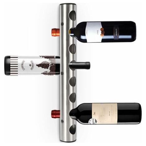Wandmontiertes Weinregal, Flaschenhalter für 8 Flaschen, für Küche, Restaurant, Zuhause, Bar, 42 cm (1/5)