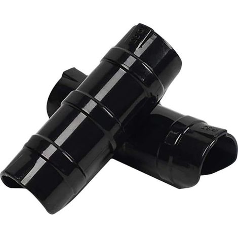 20 clips pour cadre de serre, pinces pour film de serre pour plantes, pince pour tube de bâtiments de jardin, pinces pour film de plantes fixées sur tube de cadre (Noir 20 mm) (1/5)