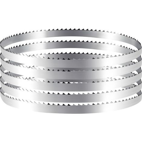 Acier Carbone Dents Trempées 18 HRC Découpe Lisse Lame de Scie à Ruban 1832x12,7x0,5 mm 4 TPI pour Travail du Bois (1/5)