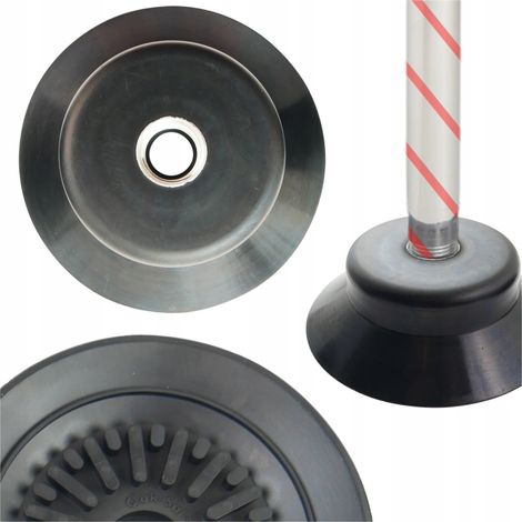 Tête de marteau à vide PDR de 120 mm avec ventouse en caoutchouc, filetage R1/2 (1/5)