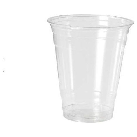 Gobelet jetable Transparent en PLA 400 ml - 50 pièces - Ecobioshopping (1/2)