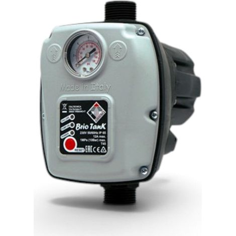 Pressostato dispositivo controllo pressione acqua con attacco 1 pollice e regolazione 1-3.5 bar per sistemi idraulici (1/4)
