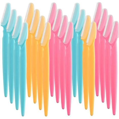 200 Pièces Rasoirs à Sourcils Rasoir Visage pour Femmes et Hommes Visage Détachants De Cheveux (20PCs) (1/4)