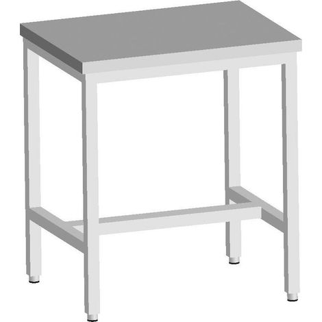 Table Inox Soudée Centrale 800X600X850 MM - L2G