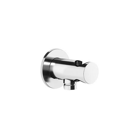 Codo de conexión a la pared Gessi Anello 1/2 con soporte, de