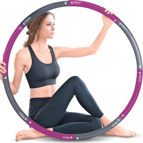 Hula Hoop Fitness - Houla Hop Fitness Weight Loss - Weight Options from 1 to 2.3 kg (1/5)