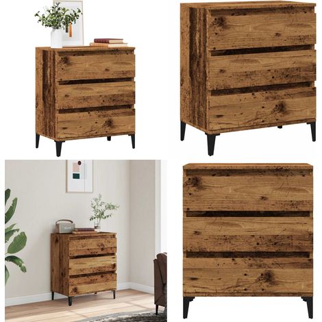 vidaXL Sideboard Altholz-Optik 60x35x70 cm Holzwerkstoff (1/5)