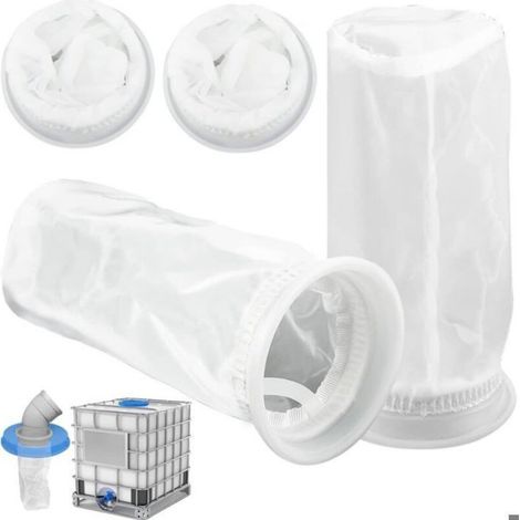 Filtre IBC - Nylon - 10,5 x 20 cm - Lavable et Réutilisable - 4 Pièces (1/4)