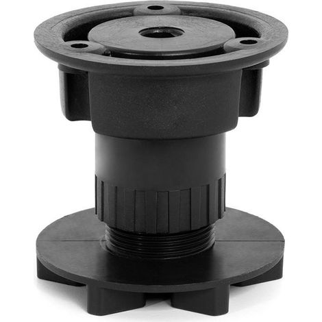 pata cocina modelo mini-larry altura regulable 59-75 acabado negro (1/3)