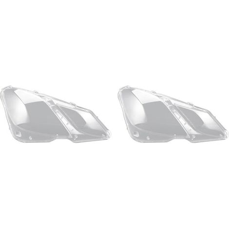 Cache-objectif de phare droit/cache-objectif/boîtier/cache-verre pour W207 E-Coupe 2009-2012 (2 pièces).