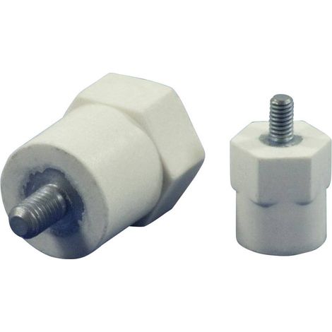 HC21.26-HF8.08CM8.20 Isolateur électrique hexagonal (Ø x H) 21 mm x 26 mm M8 x 20 polyester, acier r