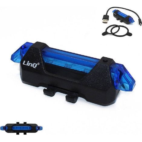 TRADE SHOP - Luce Led Ricaricabile Usb Per Bici Bicicletta Alta Luminosità Sicurezza Bk-059 - (1/2)
