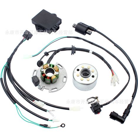 Kit de faisceau de câblage complet LIFAN 140/160CC avec bobine d'allumage CDI à démarrage par circuit pour motos tout-terrain (1/5)