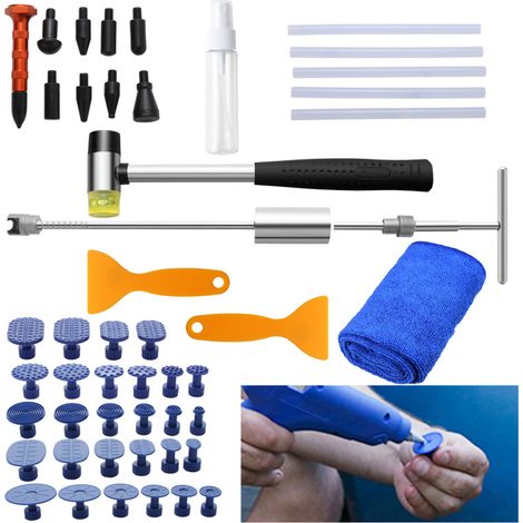 SWANEW 48x strumento di rimozione ammaccatura estrattore kit di riparazione ammaccatura martello scorrevole rimozione ammaccatura auto (1/5)