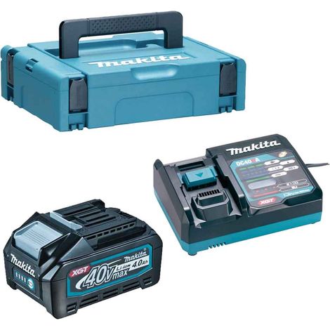 Makita 191J65-4 Kit Energy 1pz BL4040 40V 4,0Ah + Caricabatterie singolo rapido DC40RA + MakPac (1/5)
