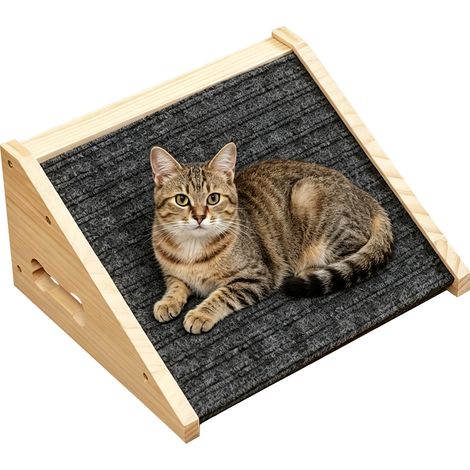 Rampes pour chien - 30 x 25 x 15 cm - Pour escaliers - En bois antidérapant - Pour petits chiens et animaux domestiques (1/5)