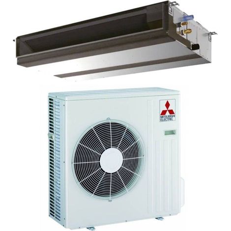 Mitsubishi Climatizzatore Monosplit Canalizzato PEAD-SM140JAL + PUZ-SM140YKA-T 48000 btu Media Prevalenza Trifase Inverter R-32