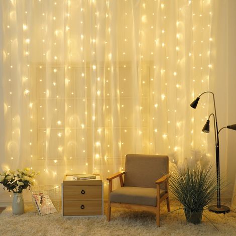 Tenda LED Luminosa 3x1M Luce calda (1/2)