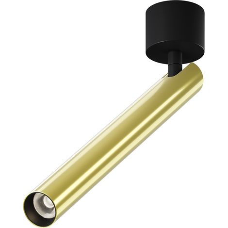 Spot plafond orientable laiton/noir LED 6W Maytoni (1/5)