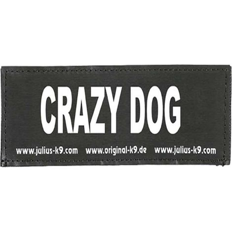 Crazy dog Patch Julius K9 intercambiabile: 11x3 cm